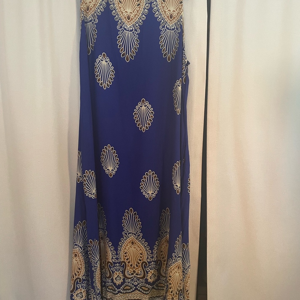 New Women’s Royal Blue Sleeveless Dress